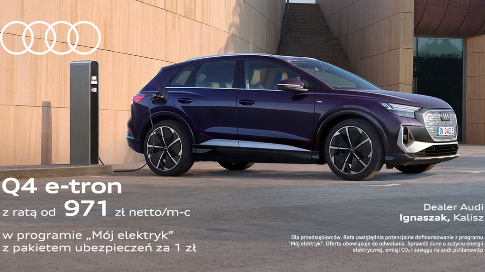 Audi Q4 e-tron „Mój elektryk” - Twoja przepustka do świata nowoczesnej mobilności